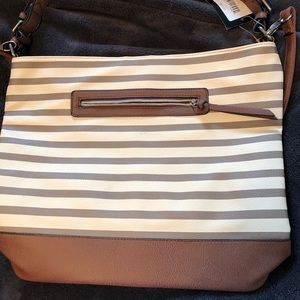 New with tags striped bag